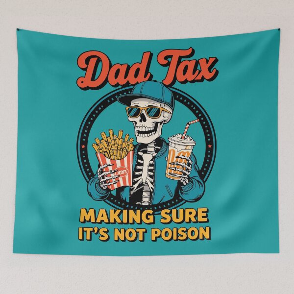 Item preview, Dad Tax – Fries and Milkshake Inspector designed and sold by pixelated_echoes.