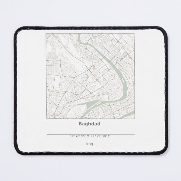 Item preview, Topography of Baghdad designed and sold by JohnnysHeath.