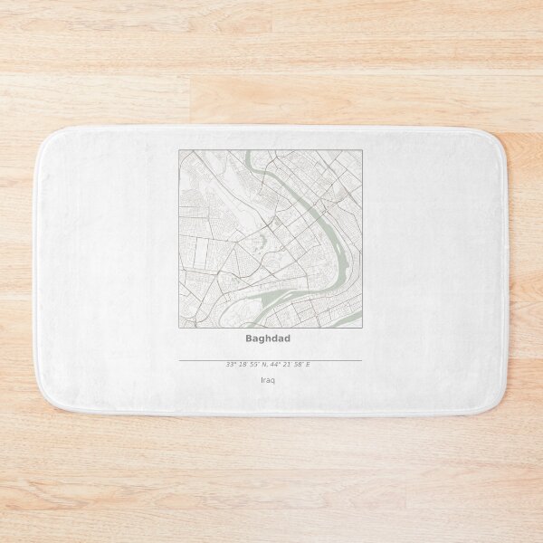 Item preview, Topography of Baghdad designed and sold by JohnnysHeath.