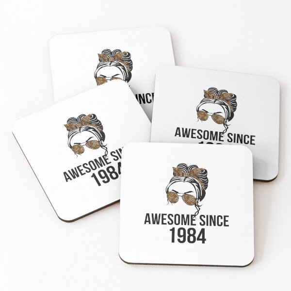 Item preview, Awesome since 1984 Woman 40th birthday party Cute Fortieth designed and sold by snowry.