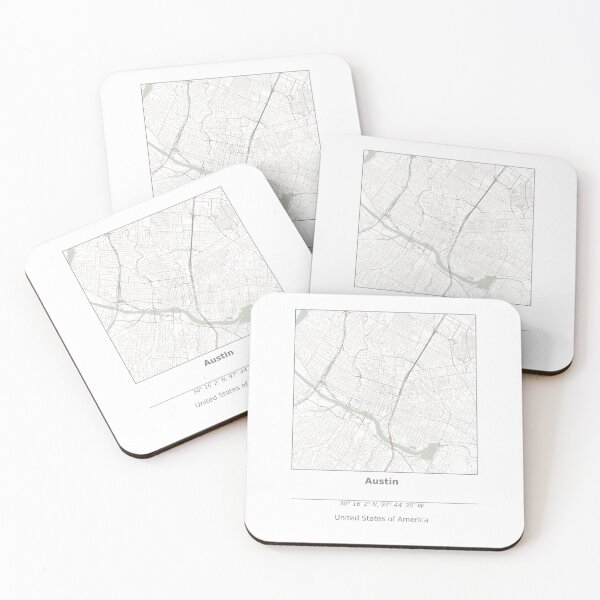 Item preview, Topography of Austin designed and sold by JohnnysHeath.