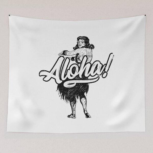 Item preview, Aloha Girl designed and sold by BlueRockDesigns.