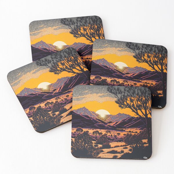 Item preview, SUNSET OVER THE EASTERN SIERRA NEVADA MOUNTAINS designed and sold by ArtbyRolleen.