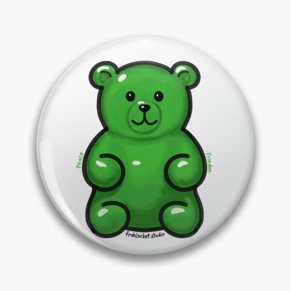 Item preview, Peace Gummy Bear – Frohlocket Sticker designed and sold by Frohlocket.