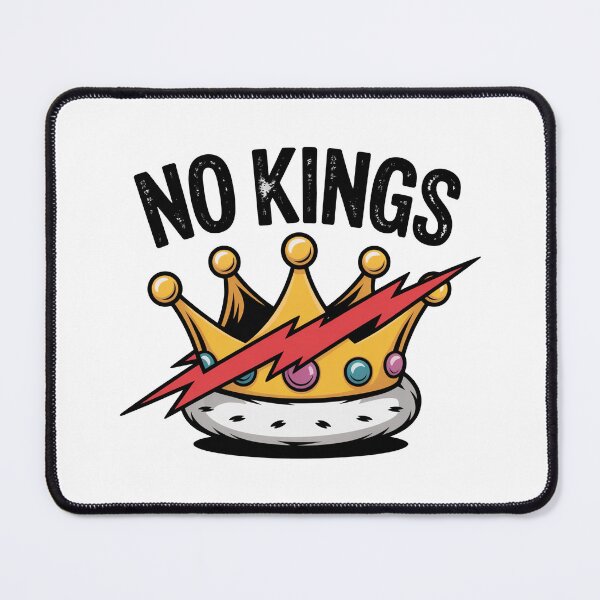 Item preview, No Kings – Anti-Monarchy Crown Art designed and sold by MonkiFlipp.
