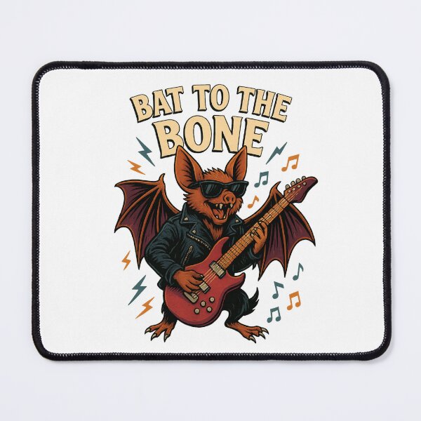 Item preview, Rockstar Bat – Bat to the Bone designed and sold by Smillyy Thread.