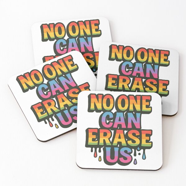 Item preview, No One Can Erase Us – Bold Pride Typography designed and sold by Haus Of Sin.