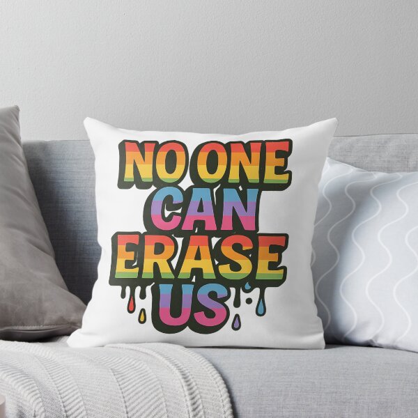 Item preview, No One Can Erase Us – Bold Pride Typography designed and sold by Haus Of Sin.