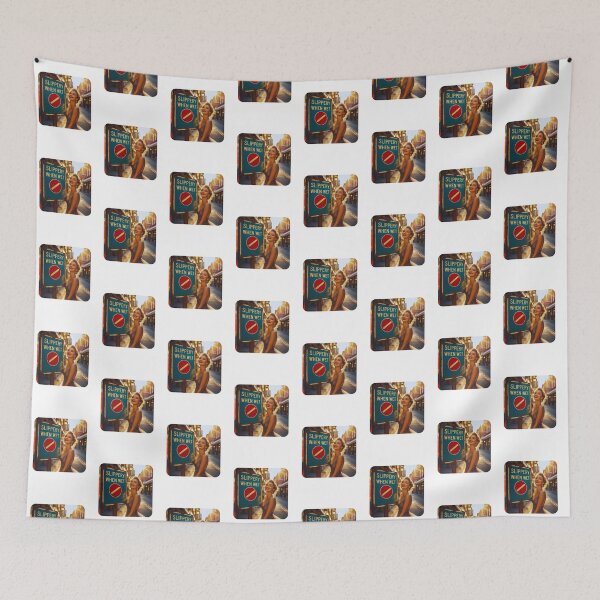 Item preview, Slippery when wet with woman designed and sold by NicMacTees.