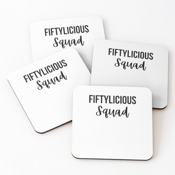 Item preview, Fiftylicious squad 50th birthday party funny fiftieth bday designed and sold by snowry.