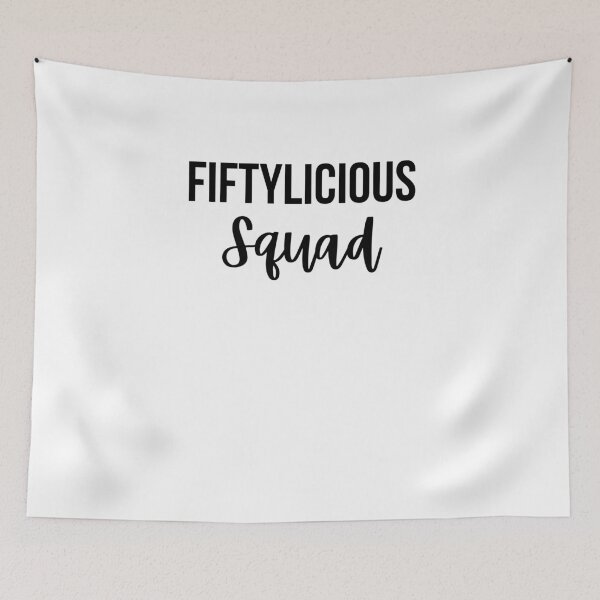 Item preview, Fiftylicious squad 50th birthday party funny fiftieth bday designed and sold by snowry.