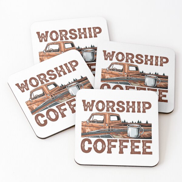 Item preview, Worship Coffee America designed and sold by QuirkBeasts.