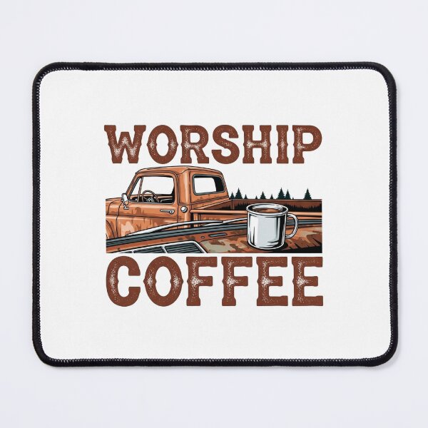 Item preview, Worship Coffee America designed and sold by QuirkBeasts.