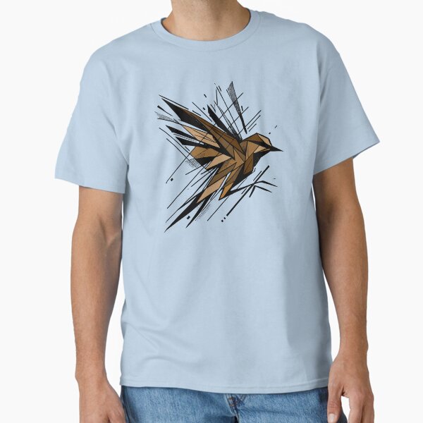Item preview, Geometric Abstract Bird Neutral Colors  designed and sold by PrimitiveTees.