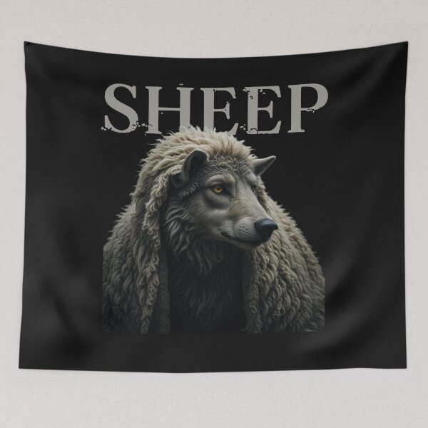 Item preview, SHEEP: Wolf in Sheep's Clothing Art designed and sold by KiwiRider.