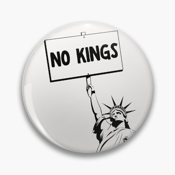 Item preview, NO KINGS Statue of Liberty protest sign (as commissioned by KB) designed and sold by DesignCollectiv.