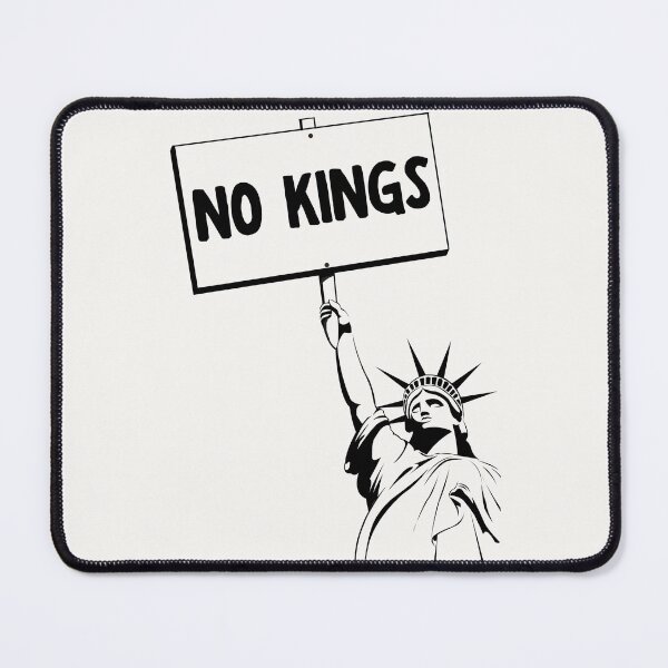 Item preview, NO KINGS Statue of Liberty protest sign (as commissioned by KB) designed and sold by DesignCollectiv.