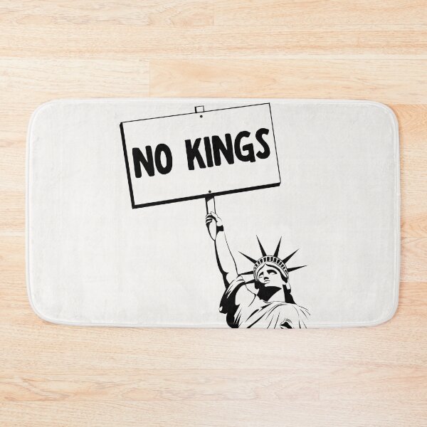 Item preview, NO KINGS Statue of Liberty protest sign (as commissioned by KB) designed and sold by DesignCollectiv.