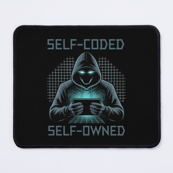 Item preview, Self-Coded Self-Owned.Funny Hacker Glitch Shirt designed and sold by JAGA-ALIME.