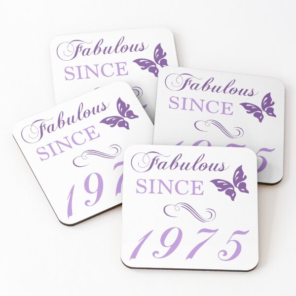 Item preview, Fabulous Since 1975 50th Birthday designed and sold by thepixelgarden.