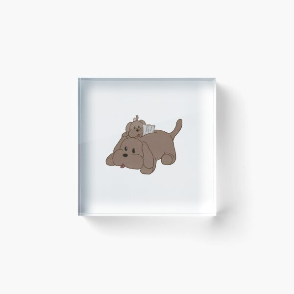 Item preview, Makkachin and Makkachin tissue box designed and sold by 0o-junebug-o0.
