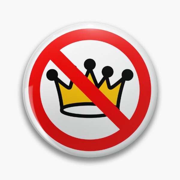 Item preview, No Kings – Anti-Monarchy Crown Art designed and sold by MonkiFlipp.