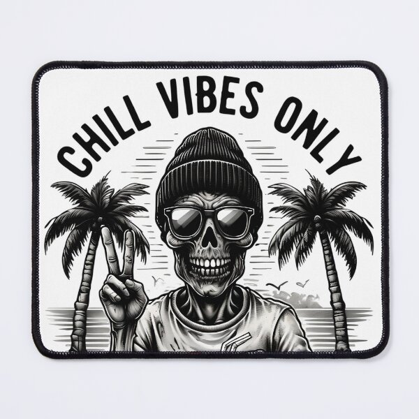 Item preview, Zombie - Chill Vibes Only - Summer Undead designed and sold by NightTimeJ.