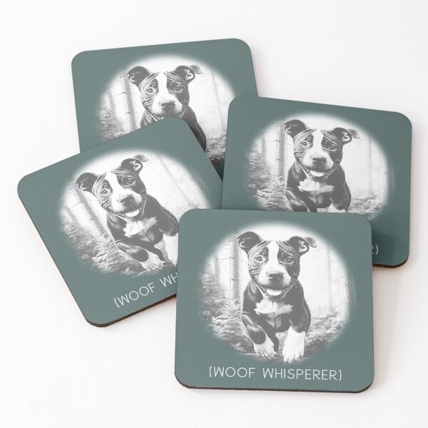 Item preview, (Woof Whisperer) Pit Bull Dog Retro designed and sold by AM-Storefront.
