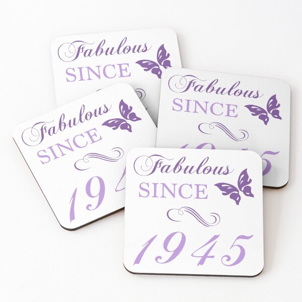 Item preview, Fabulous Since 1945 80th Birthday designed and sold by thepixelgarden.