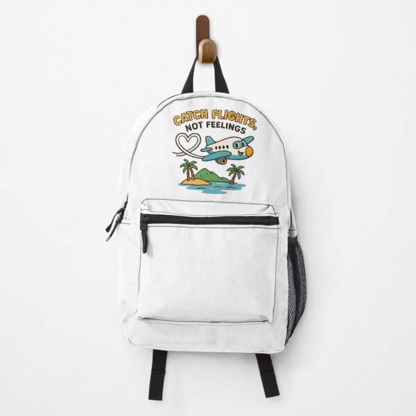 Item preview, Catch Flights Not Feelings Funny Travel Quote designed and sold by stylishdzign.