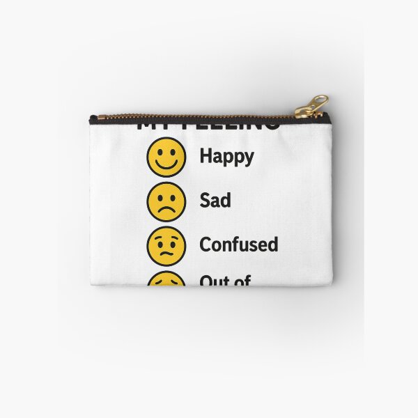 Item preview, Ask Me For My Feeling – Emoji Mood Chart Tee designed and sold by LevelUpLab.