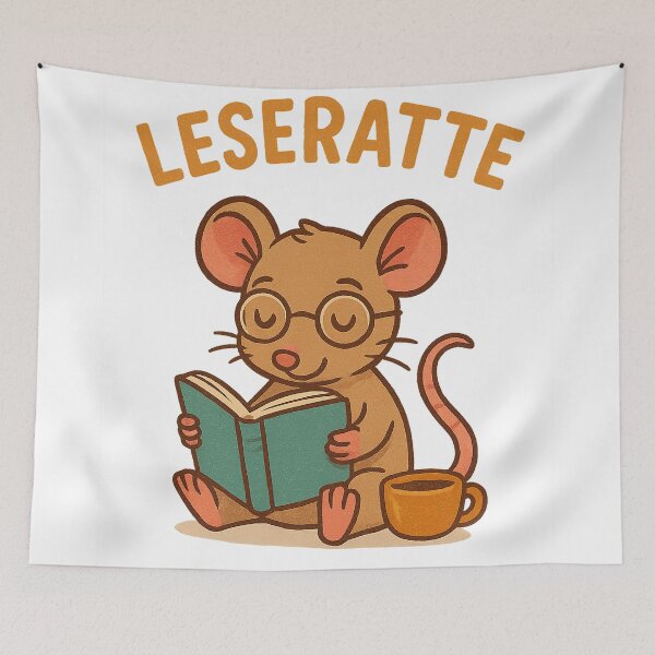 Item preview, Bookworm – Cute bookworm designed and sold by Kunst-Shirt.
