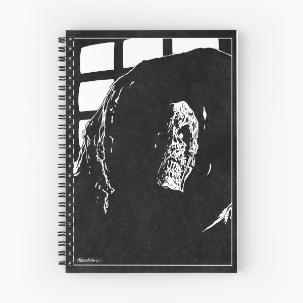 Item preview, GHOST OF CHRISTMAS FUTURE - Scrooged (Black and White) designed and sold by FamousWeirdosRB.