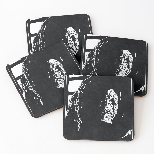 Item preview, GHOST OF CHRISTMAS FUTURE - Scrooged (Black and White) designed and sold by FamousWeirdosRB.