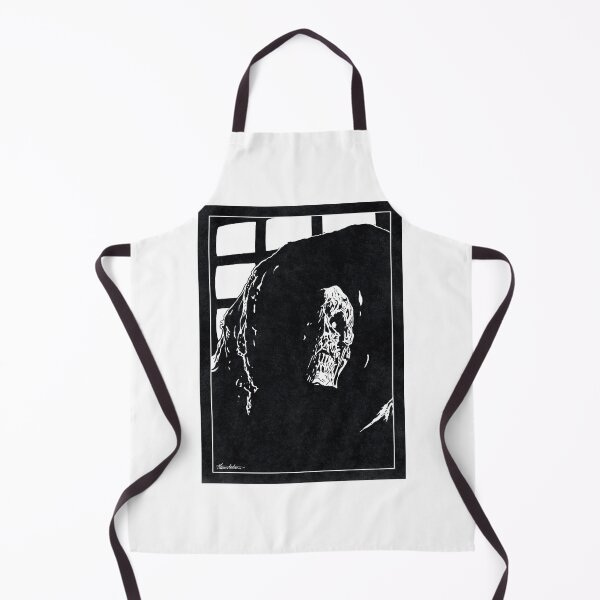 Item preview, GHOST OF CHRISTMAS FUTURE - Scrooged (Black and White) designed and sold by FamousWeirdosRB.