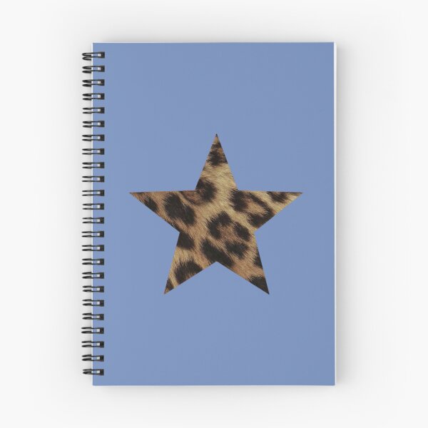 Item preview, Blue and Leopard Print Star designed and sold by lunarrcreations.
