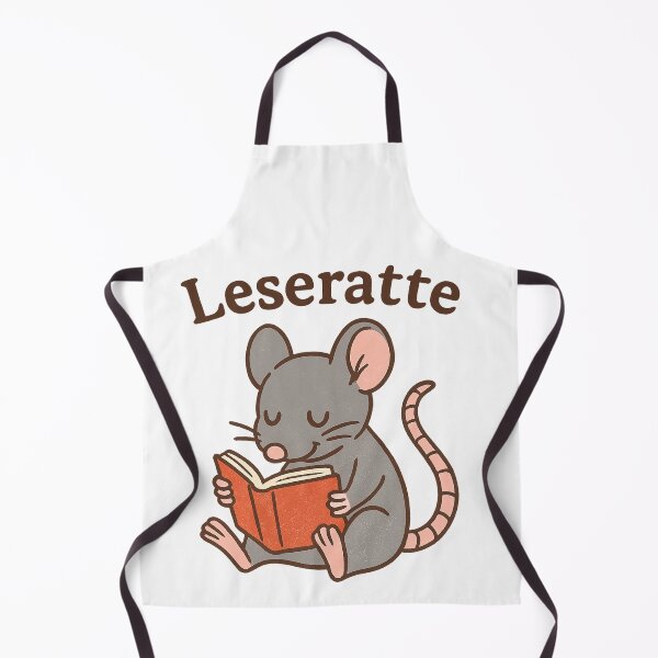 Item preview, Bookworm – Grey mouse with book designed and sold by Kunst-Shirt.