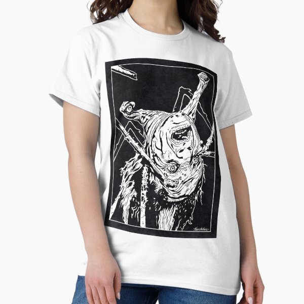 Item preview, THE THING (Black and White) designed and sold by FamousWeirdosRB.