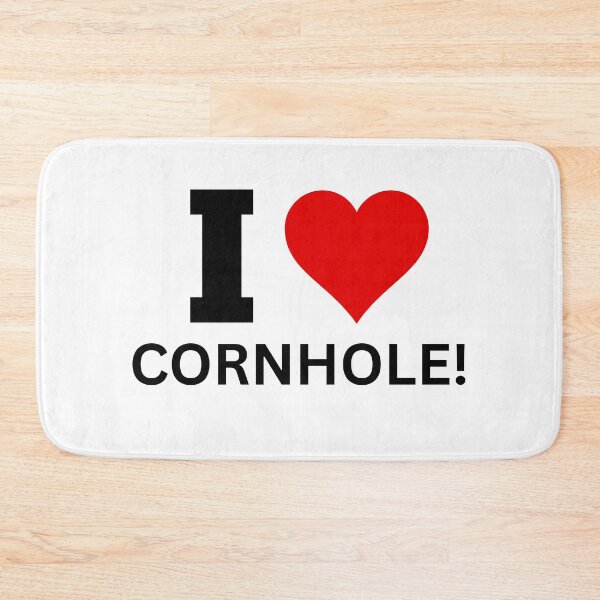 Item preview, I heart cornhole! designed and sold by NicMacTees.