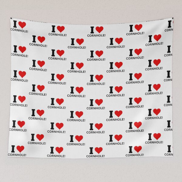 Item preview, I heart cornhole! designed and sold by NicMacTees.
