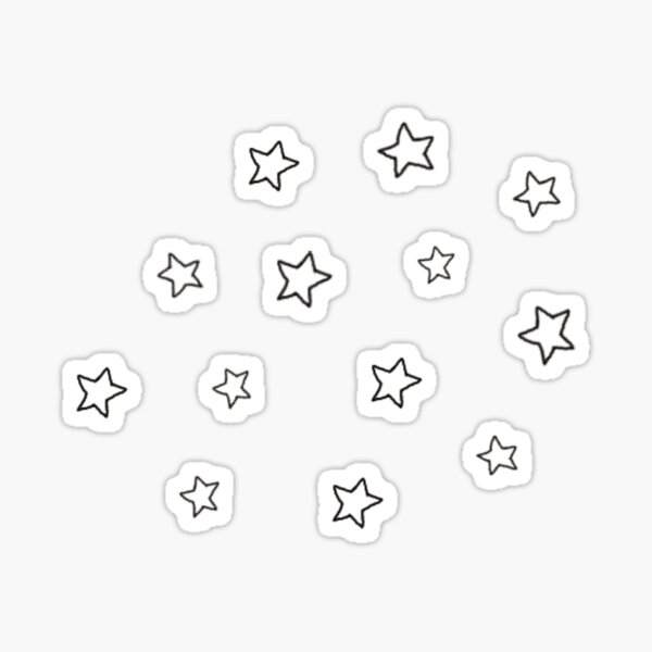 Item preview, white stars designed and sold by nikalotte.