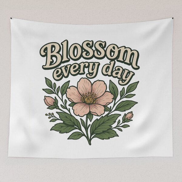 Item preview, Blossom Every Day – Artistic T-Shirt Design designed and sold by Design_Your_Day.