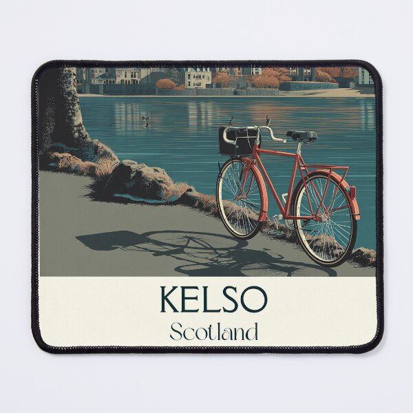 Item preview, Kelso Scotland Vintage Art Print | Scottish Borders Travel Poster designed and sold by TuncGK.