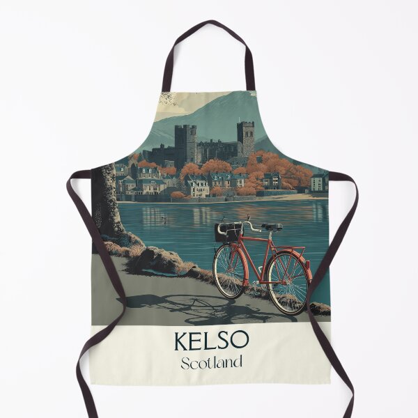 Item preview, Kelso Scotland Vintage Art Print | Scottish Borders Travel Poster designed and sold by TuncGK.