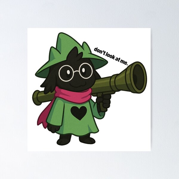 Item preview, Shy But Armed – Cute Ralsei Meme Art designed and sold by YONKO STORE.