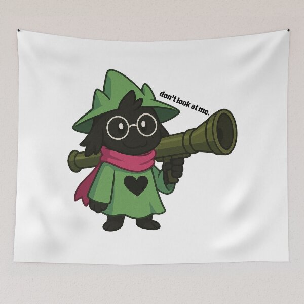 Item preview, Shy But Armed – Cute Ralsei Meme Art designed and sold by YONKO STORE.