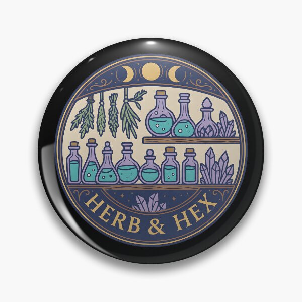 Item preview, Witchy Shelf Herb and Hex Art designed and sold by MysticArtisan.