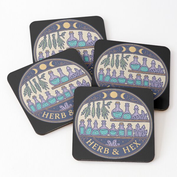 Item preview, Witchy Shelf Herb and Hex Art designed and sold by MysticArtisan.