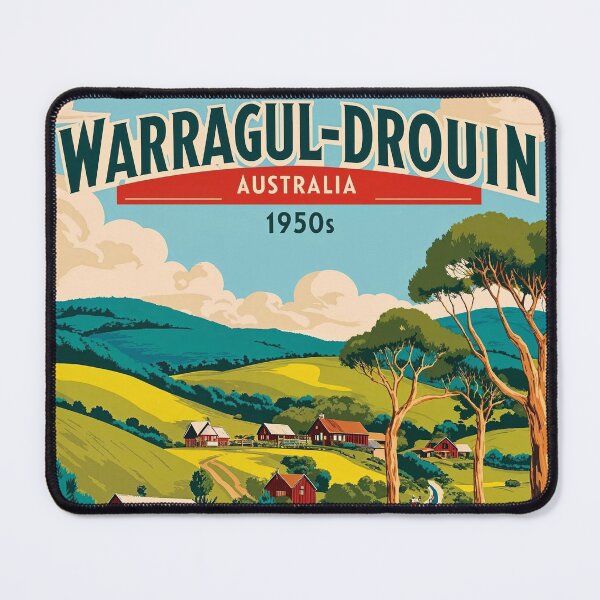 Item preview, Warragul Drouin Australia Vintage Travel Tourism designed and sold by TravelersGems.