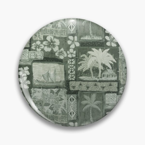 Item preview, Kona Coast Retro Aloha Shirt Print designed and sold by J Marielle Designs.